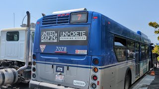ETS Bus 2018/19 New Flyer XD40 #7078 On 7 West Edm Mall (West Edmonton Mall)