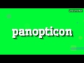 PANOPTICON - Unlocking the Mysteries of the PANOPTICON Pronunciation! Can You Say It Right? 🔍�