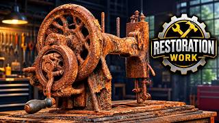 Full 1894 SINGER Sewing Machine Restoration 🔥 130-Year-Old Antique Brought Back to Life! News