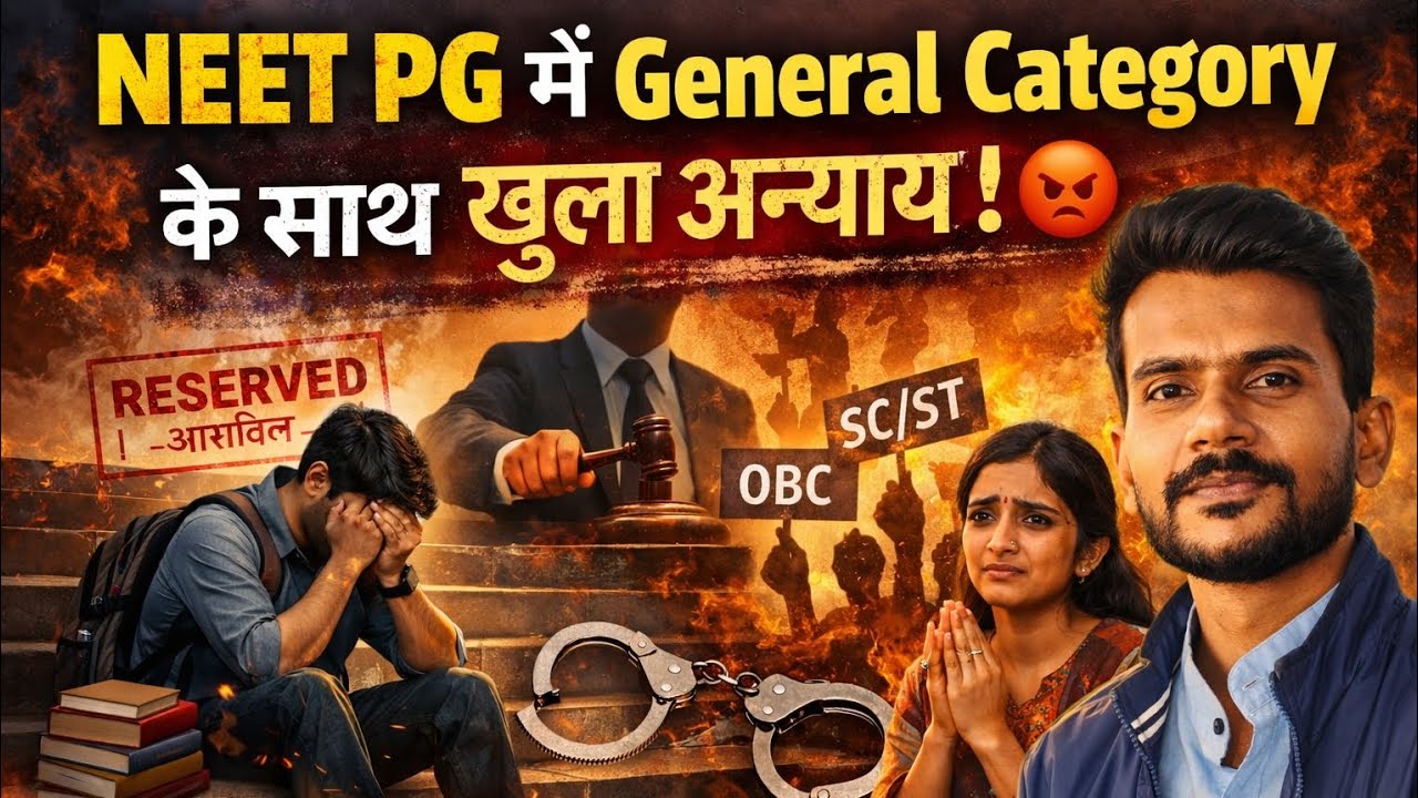 NEET PG UGC में General Category के साथ अन्याय 😡 | कब मिलेगा इंसाफ?