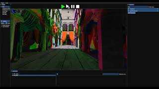 Carrot engine - Sponza scene - Lighting test 1