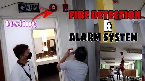 TESTING CONVENTIONAL FIRE ALARM,AND COMMISSIONING ( FIRE DETECTION ALARM SYSTEM )