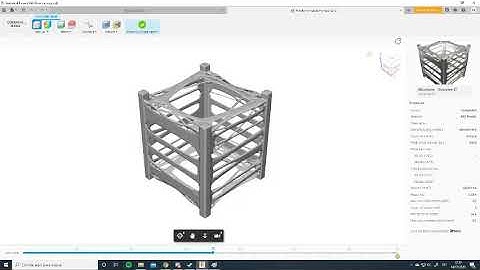 Generative Design Iterative Process of a CubeSat frame