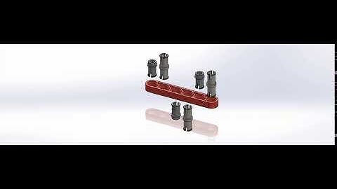 Lego Pin Assemb in SolidWorks