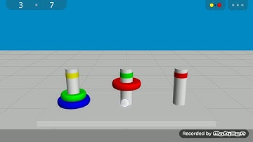 Tower of Hanoi - 3 Disks