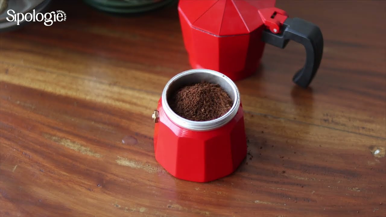 Roma Moka Pot Espresso Maker, Black - 180 ml – Sipologie