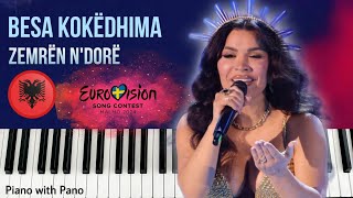 Besa Kokëdhima - Zemrën N'dorë | Albania 🇦🇱 | Piano Cover | Eurovision 2024