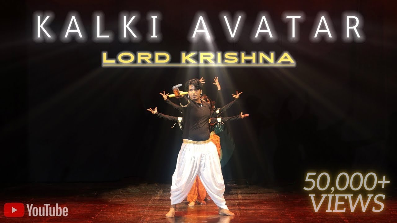 “Kalki Avatar Dance: Divine Transformation of Lord Krishna” 