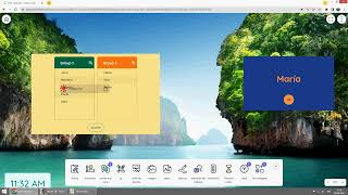 Crear grupos de alumnos aleatorios y elegir un nombre al azar con Classroomscreen.com screenshot 3