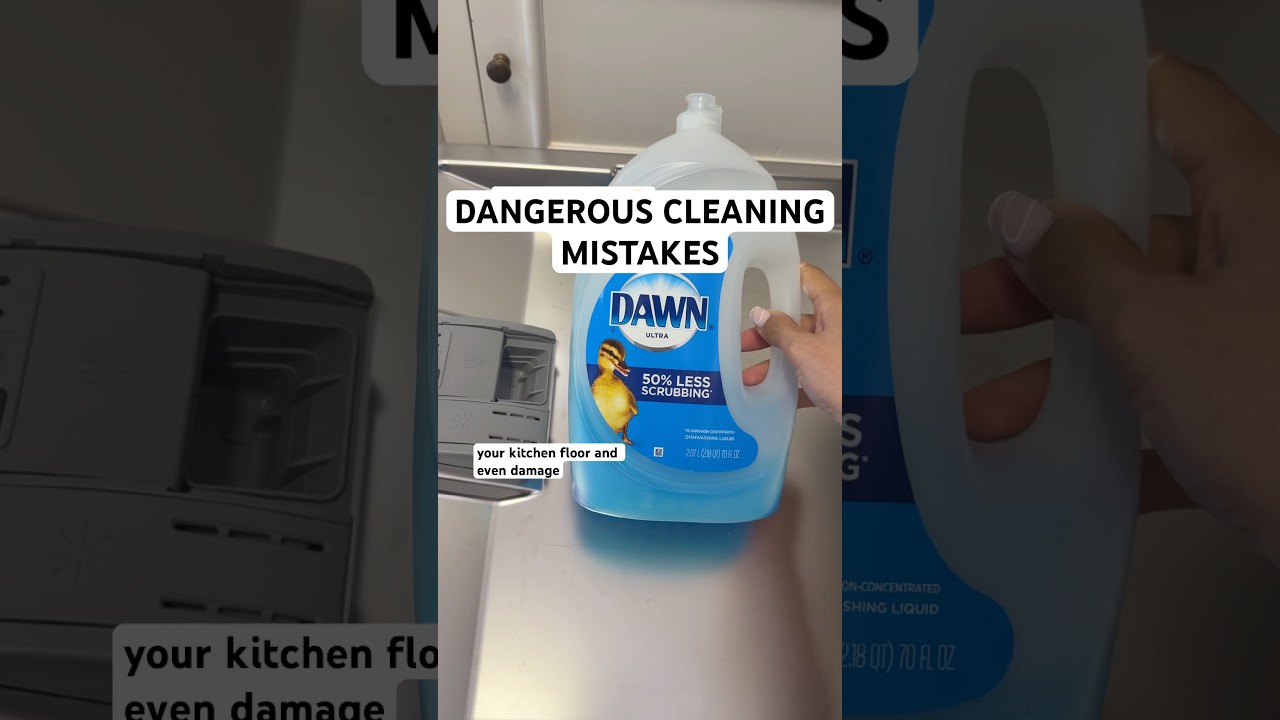 Опасные ошибки при уборке 🚫