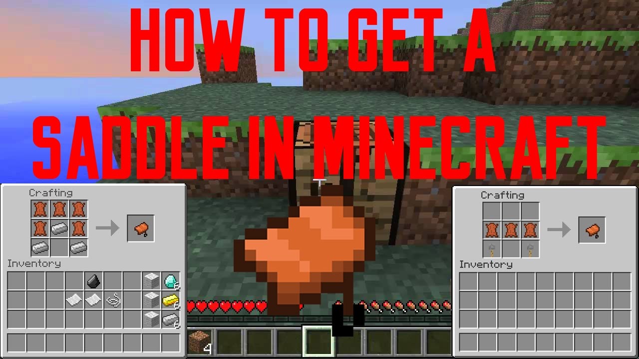 HOW TO GET A SADDLE IN MINECRAFT - Minecraft 1.11.2 - FASTEST WAY