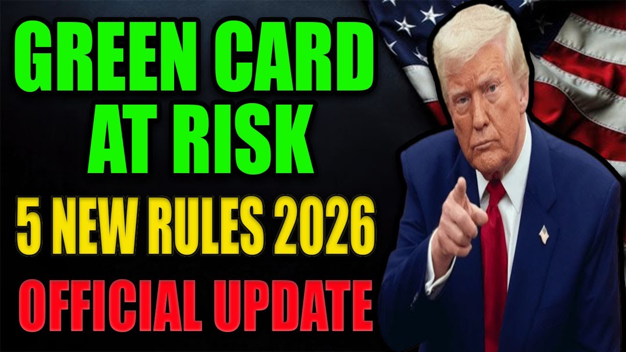 Breaking Immigration News 2026 | Trump’s New Rules Target Green Cards | What You Must Know Now