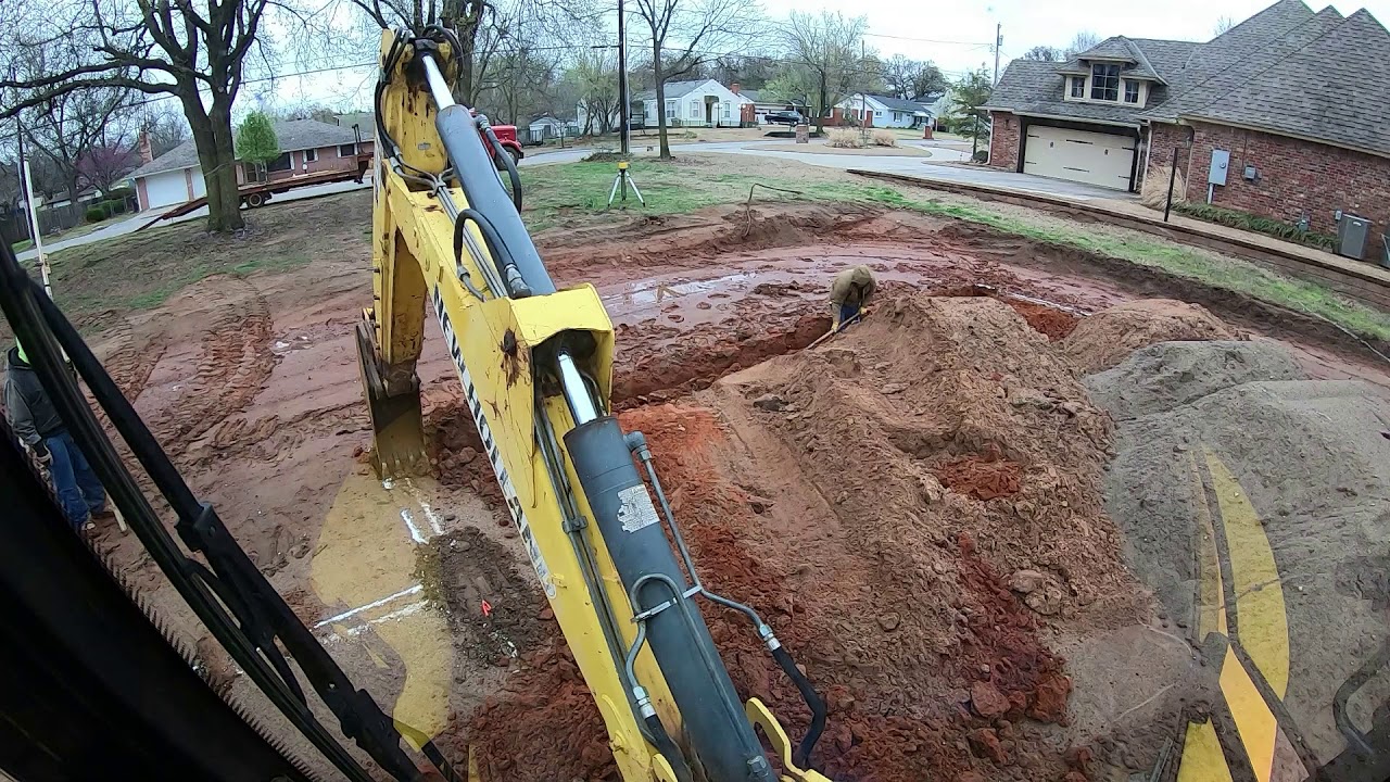A small house footing job