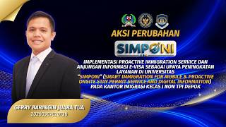 IMPLEMENTASI AKSI PERUBAHAN SIMPONI IMIGRASI DEPOK GERRY BARINGIN JUARA TUA - PKA KEMENIMIPAS 2026