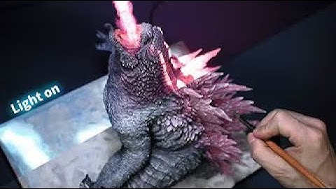 part-2  |  How to make Godzilla in Godzilla x Kong: The New Empire / diorama /clay