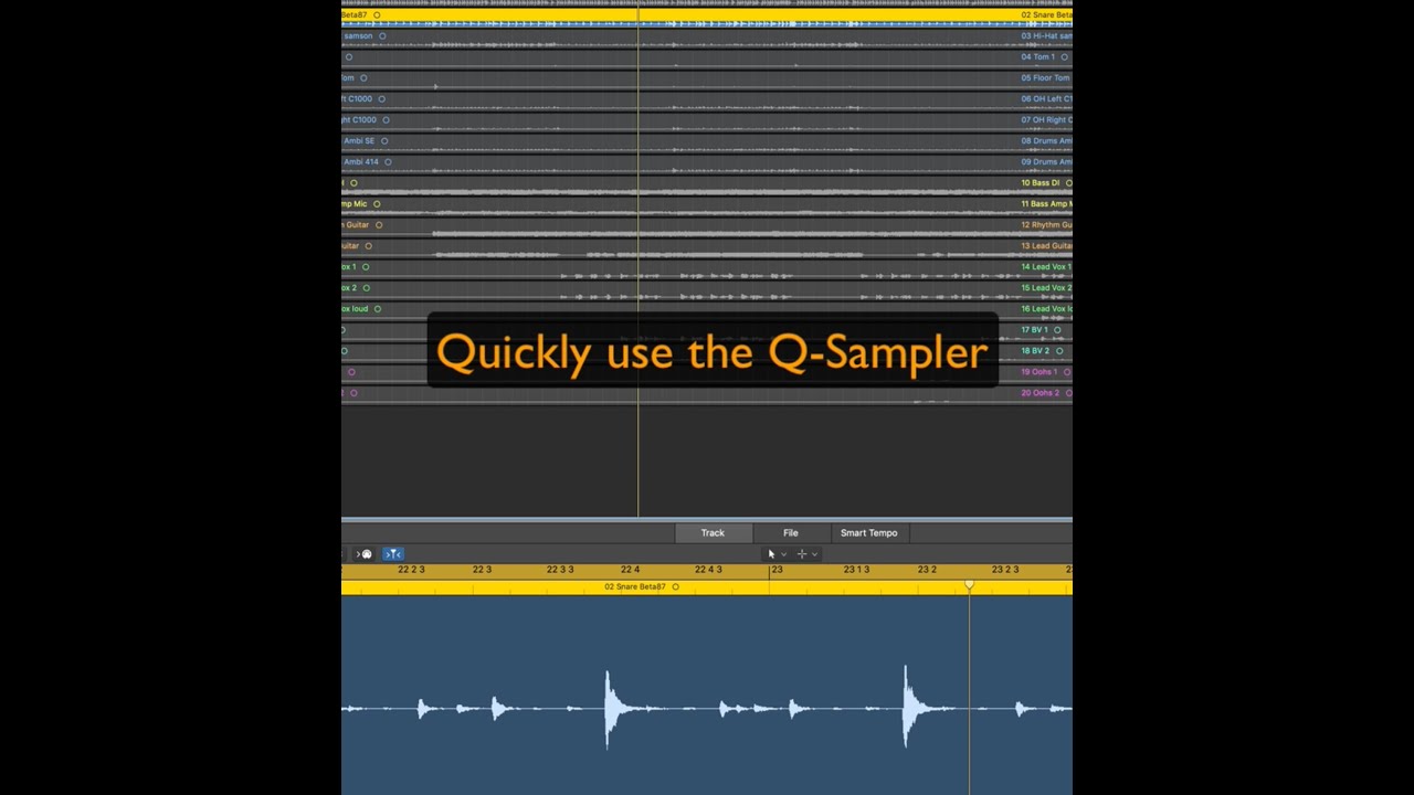 Logic Pro Q-Sampler Tutorial – A-Level Music Tech Quick Guide - YouTube