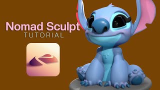 3D Sculpting Stitch! Nomad Sculpt Tutorial