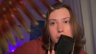 ASMR Close, clicky whispers and random trigger words