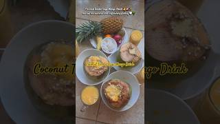 Coconut Tender Sagu Mango Drink #shorts #shortsfeed #ytshorts#trending#foryou #shortvideo#viralvideo