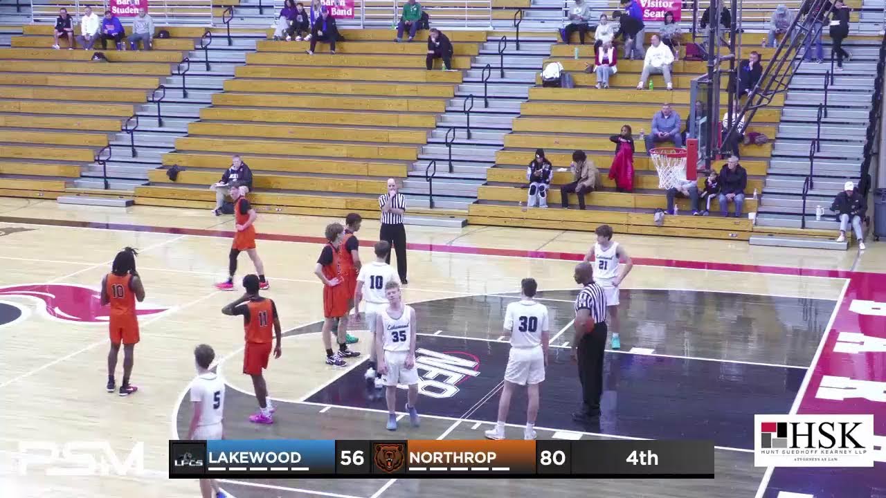 Lakewood Park vs Northrop | 2025-26 Boys Basketball | SummitCitySports