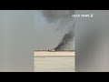 Plane crashes at Dubai Airshow