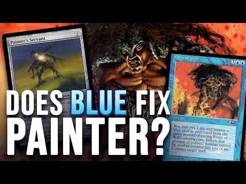 Does blue FIX Painter? Legacy Izzet Painter's Servant Combo + Force of Will | Magic: The Gathering
