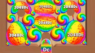 Blob Merge 3d vs 2048 Merge cube - color adventure - ball run 2048 Gameplay New level part #7 screenshot 4