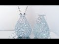 DIY| CRUSHED GLASS MAKE-UP DISPLAY HOLDER 2018