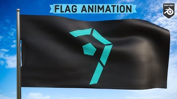 How to Make a Flag in Blender 2.8 in under 2 Minutes