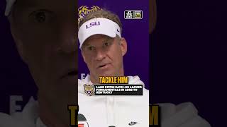Lane Kiffin points to a lack of execution in loss to Kentucky #LSU #Kentucky