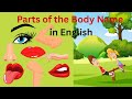 Learn ENGLISH Body Parts Names with FUN Pictures for Kids | Body Parts Name in English and Bangla