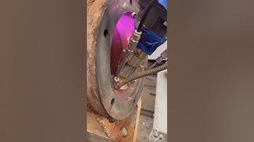 Sharing from our customers, laser cladding processing. #lasercladding