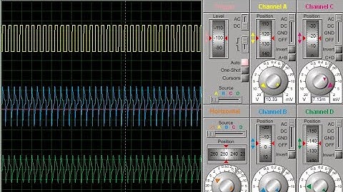 Wein Bridge in Proteus using OP Amp.