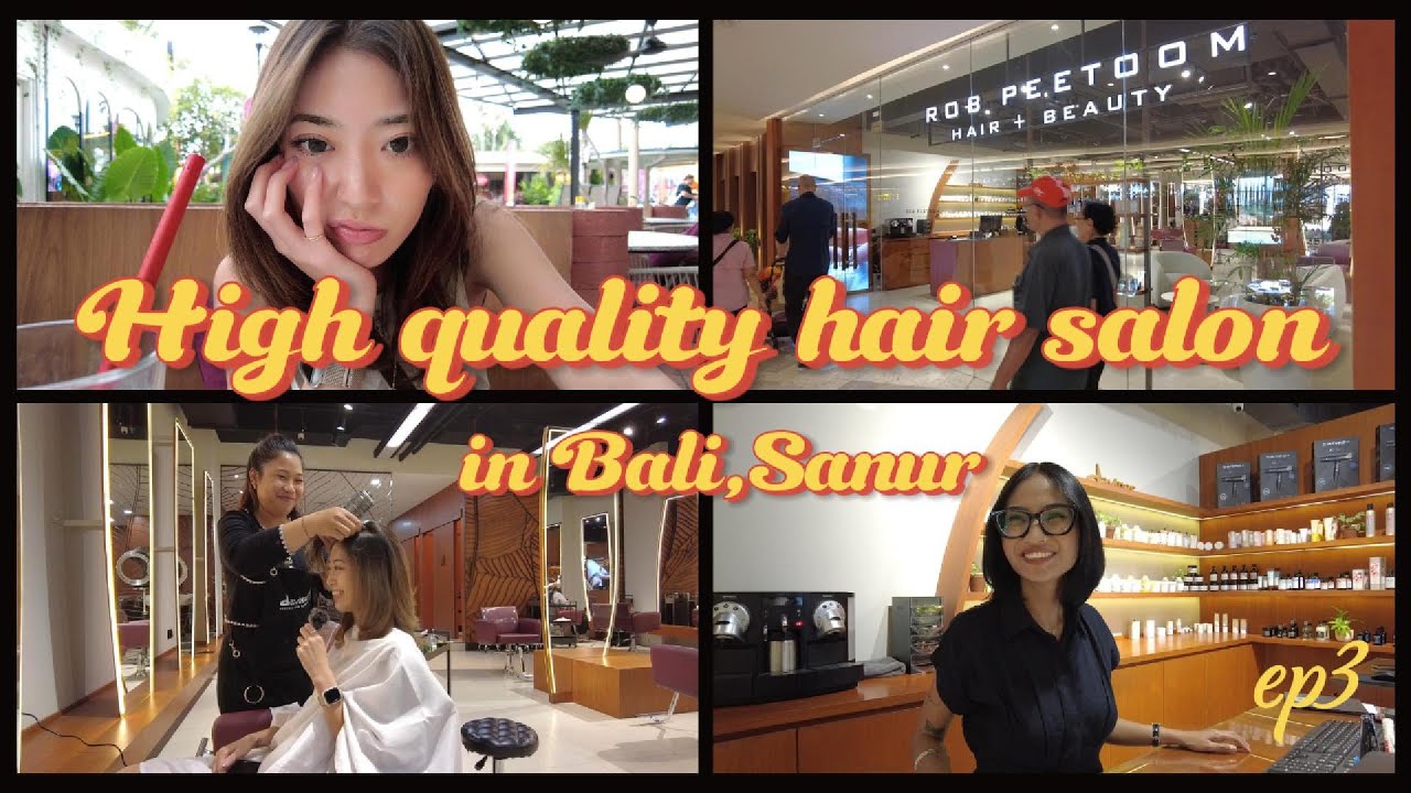 【バリVlog】バリで初めて髪切ってみた✂️ サヌールに素敵な美容室発見★