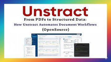 From PDFs to Structured Data: How Unstract Automates Document Workflows (OpenSource)