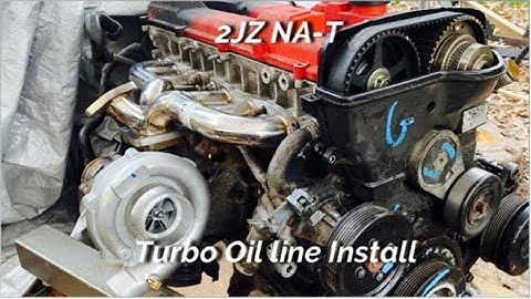 Turbo Is300 Start-kit Pt.2 Turbo Oil lines Install