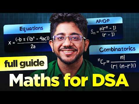COMPLETE DSA & CP Maths Roadmap 2026 [w/ FREE RESOURCES] | Vivek Gupta