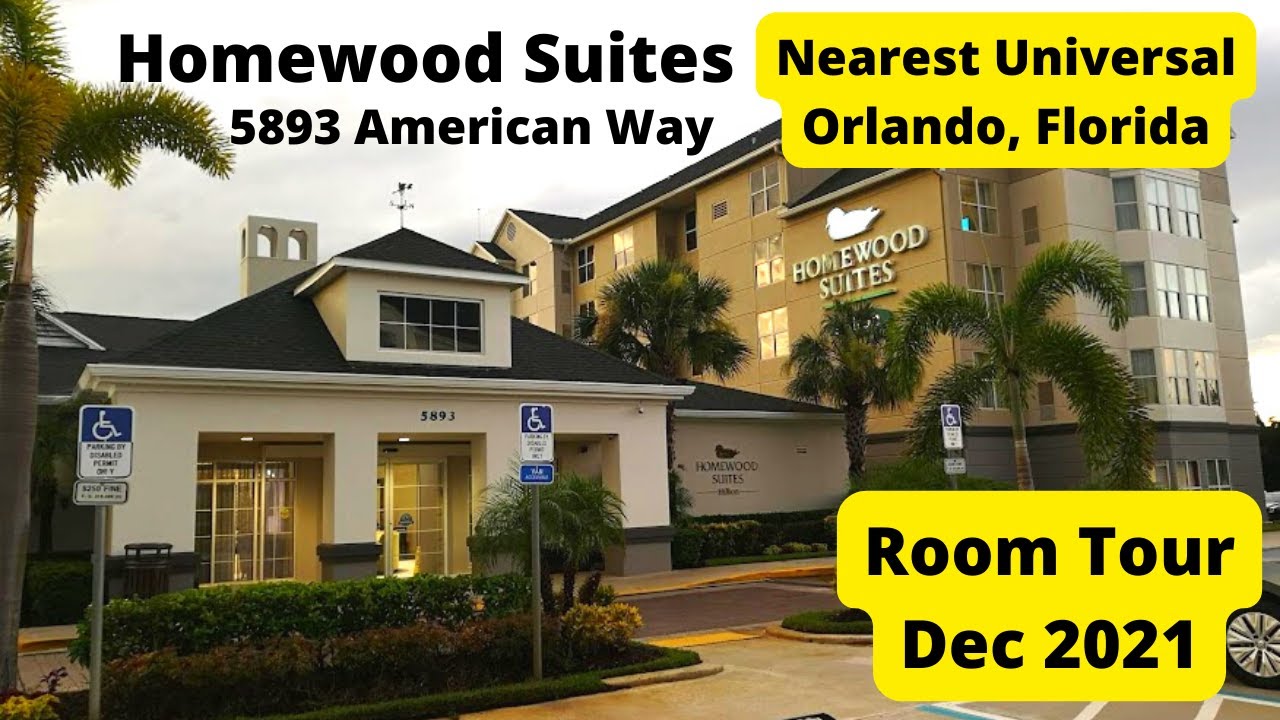 Homewood Suites nearest Universal Studios, Orlando Room Tour HILTON