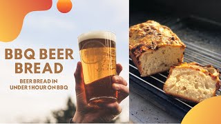 No Knead Bread Recipe - BEER BREAD - 1 hour loaf