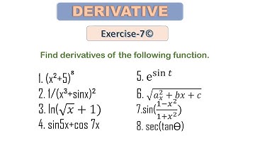 Derivative of chain rule {Exercise7(c)}//with sambalpuri language.For HSC 12 class.