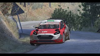 VRC Rallye Monte Carlo 2024 / Uhorna SS1 / Balázs Toldi OnBoard