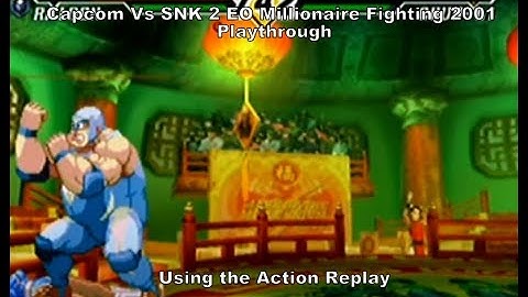 Capcom vs Snk 2 EO Millionaire Fighting 2001 Raiden Playthrough using the AR for GC :D #Nintendo