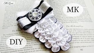 ГАЛСТУК-ЖАБО, МК / DIY Kanzashi Tie / DIY Bow Tie Brooch Pin ГАЛСТУК-ЖАБО, МК / DIY Kanzashi Tie / DIY Bow Tie Brooch Pin