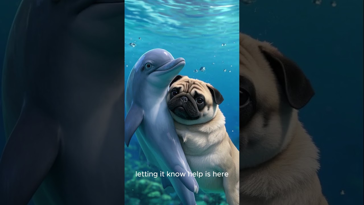 A Heroic Friendship The Pug Saves the Dolphin 