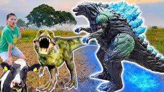 Dinosaur wins over bull, Changcady conquers Godzilla, fights with dinosaur - Part 108