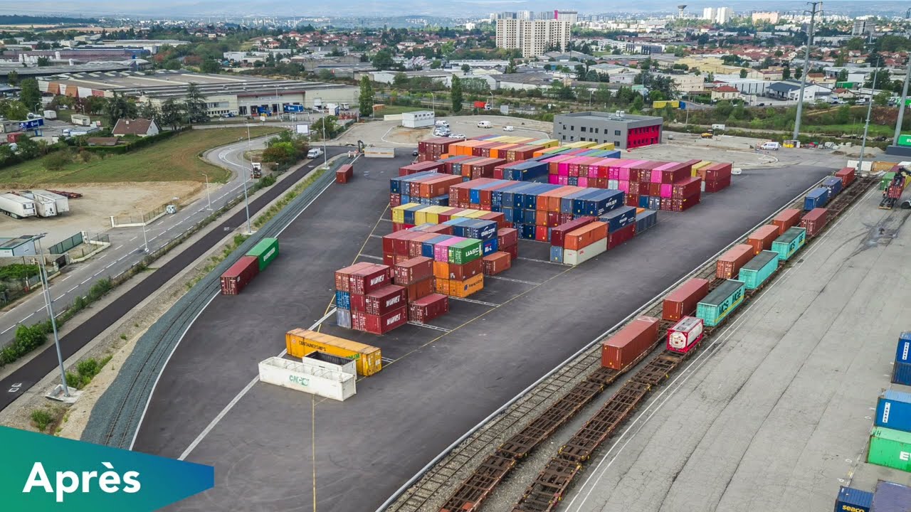 Réaménagement de la plateforme de transport combiné de Vénissieux Saint-Priest
