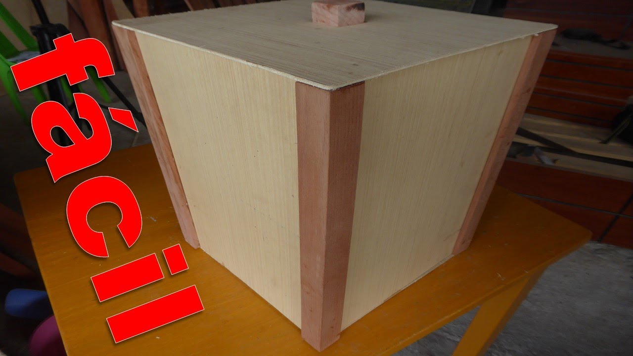 Caja de madera fácil paso a paso 