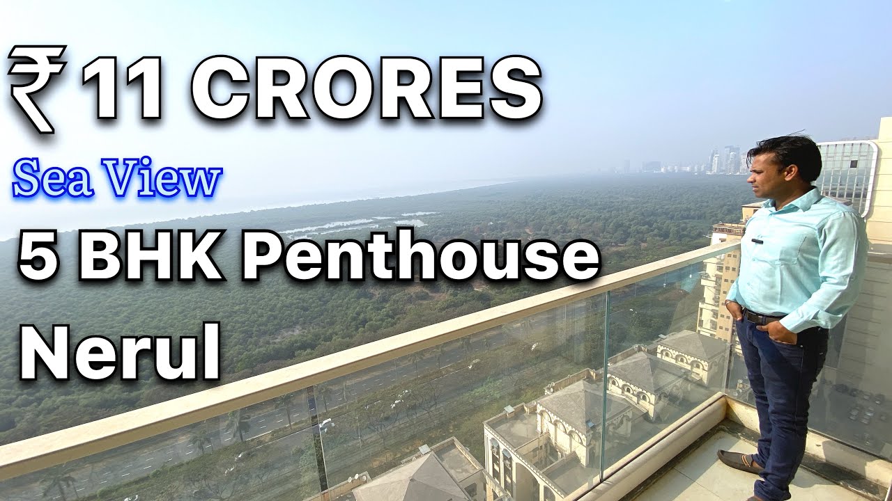At very competitive prices stunning 5 bhk penthouse with awesome sea view at Nerul Navi Mumbai