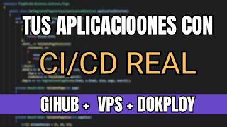 Integración y despliegue continuo en tu VPS con GitHub actions y Dokploy