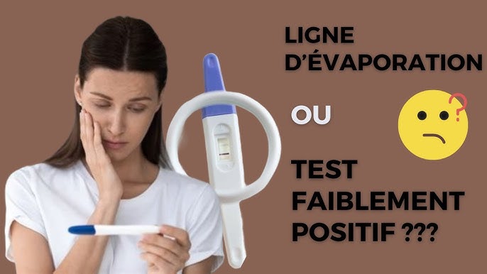 Evolution des tests de grossesse précoce à 7, 8, 9, 10 jours après ...